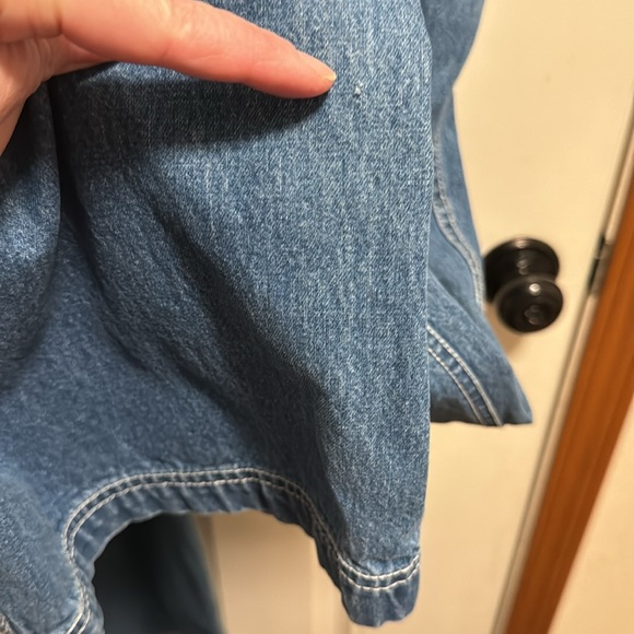 2/$15 VTG Jordache L/11-13 100% Cotton Womens Overalls, back Velcro poc - Picture 9 of 9